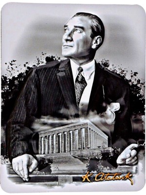 Mundy Atatürk Temalı Kabartma Pvc Magnet 7x9 cm – Özel Tasarım, Şık ve Anlamlı Dekoratif Buzdolabı Magneti