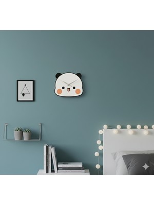 Lucylund Dudu ve Bubu Duvar Saati - Sessiz Mekanizma ile Sevimli ve Şık Tasarım