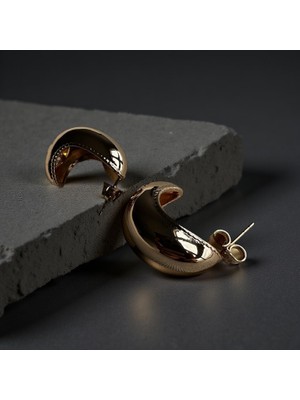 Luckyb Store Rose Renk Bombe Çelik Küpe