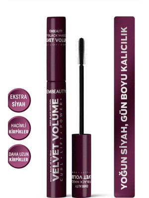Velvet Velvet Volume Siyah Maskara