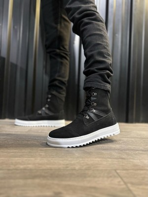 Colezium Erkek Spor Bot B Siyah Süet (Beyaz Taban)