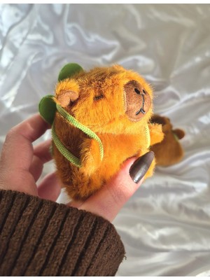 eklektis Capybara Yeşil Sülüfat Peluş Anahtarlık