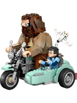 Potter Hagrid ve ’nin Motosiklet Yolculuğu 76443-9 Yaş ve Üzeri Çocuklar ve Yetişkinler Için Koleksiyonluk Yapım Seti, Doğum Günü Hediyesi (617 Parça)
