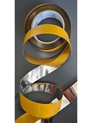 Dekoratif Pvc Bant Gümüş 2cm x 10 Metre, Dekorasyon Bandı, Mobilya, Kapı ve Duvar Süsü