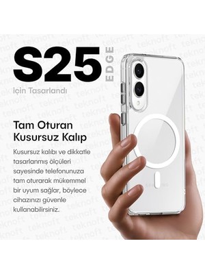 Galaxy S25 Edge Için Origin Serisi ile Uyumlu Yükseltilmiş Lens Çerçeveli ve Metal Tuş Takımlı Ultra Güçlü Darbeye Dayanıklı Yumuşak Silikon Kılıf (Galaxy S25 Edge)