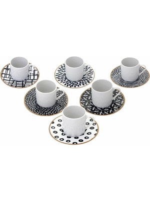 Fractal Kahve Takımı 12 Parça