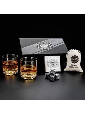 Premium Kutuda 2'li Viski Kadeh Seti