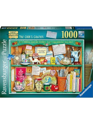 1000 Parça Puzzle Şefin Dolabı