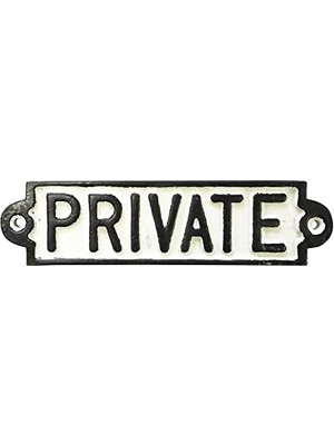 83516 '' Cast Iron Sign