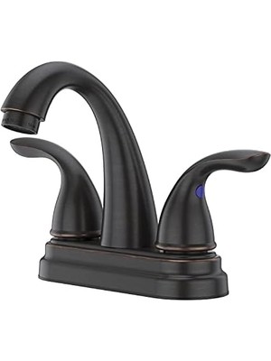 LG148700Y LG148-700Y Pfirst Serisi 2-Saplı 10,16 cm Merkezli Banyo Musluğu, Bronzunda 1,2 Gpm