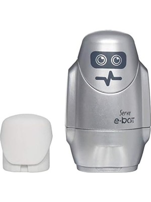 E-Bot Silgili Kalemtiras Metalik Gri Tekli