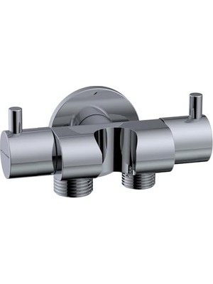 Çift Çıkışlı Çiftli Taharet Musluğu Askılı KDC108