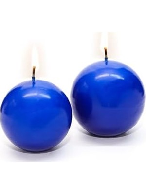 2'li Saks Mavisi Top Mum Seti (7-8 Cm)