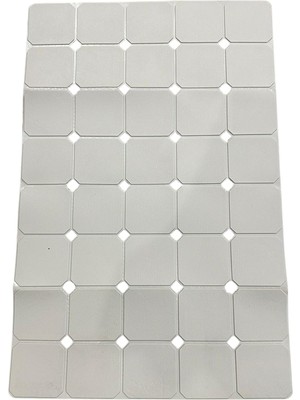 Slikon Yumuşak Taban Katlanabilir Aqua Luxe Banyo Paspası 45X70 cm Pratik