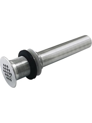 Pirinç KB4001 Musluk 19 Delikli Izgara Tahliyesi, Tekne Lavabo Için, Krom