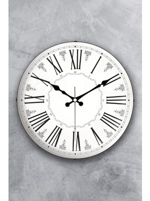 36 cm Dekoratif Gerçek Cam Bombe Sessiz Mekanizma Duvar Saati