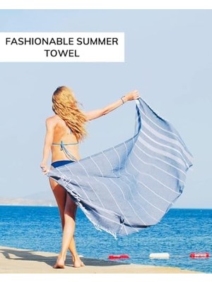 Pamuk Extra Large (90 x 180 Cm) Plaj Havlusu, Oeko-Tex Sertifikalı, Süper Yumuşak Deniz Havlusu, Hafif, Kum Tutmaz, Yıkanmış, Hızlı Kurur(2'li Set-Kırmızı_koyu_lacivert)