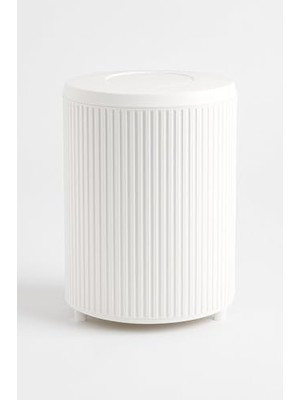 Serisi Beyaz Banyo Seti, 5 Parça Lüks Akrilik Çöp Kovası, Fırça, Sabunluk Banyo Aksesuar Seti Beyaz