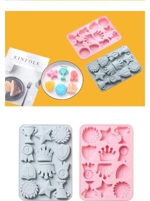 155- Siliko World Silikon Kek Çikolata Sabun Mum Epoksi Reçine Kalıp