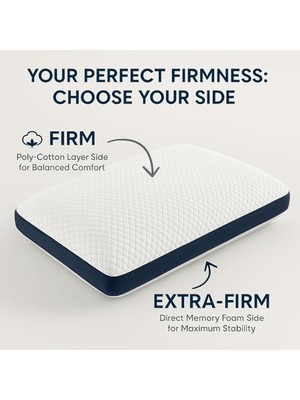 Ekstra Sert Yastık -%100 Hafızalı Köpük