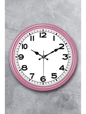 31 cm Dekoratif Gerçek Cam Sessiz Mekanizma Duvar Saati