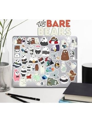 We Bears Kafadar Ayılar Seri 3 Telefon Laptop Notebook Tablet Defter Matara Etiket