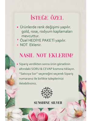 Sunshine 925 Ayar Gümüş , Gold Kaplama Mor Ametist Taşlı Lotus Çiçeği Küpe
