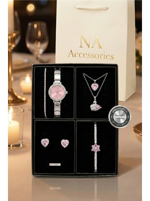 Advent Calendar Takı Seti – 7'li Gümüş Renkli Sürpriz Paket