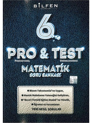 Yayınları 6. Sınıf Matematik Protest Soru Bankası