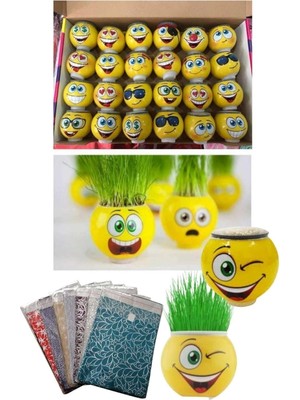 Adam Çim Adam 10 Adet Doğum Günü Hediye Paketi ile Birlikte Okul Öncesi Kreş Aktivite Etkinlikler Emoji