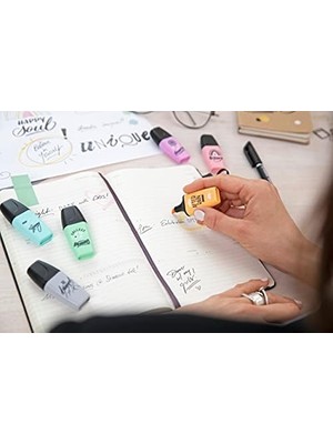 Mini Pastellove 2.0 - Fosforlu Kalem - Fuşya