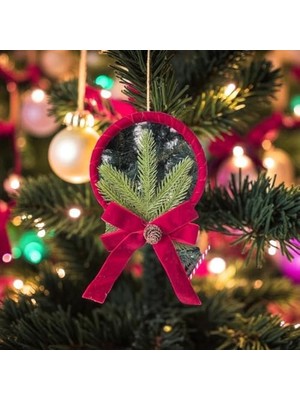 Yılbaşı Süsü Kadife Halka 15X26CM AST7307