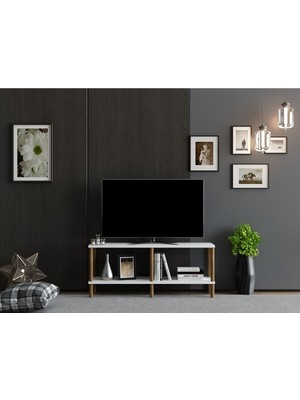 İnovasyon Mobilya Sole 90 cm Tv Ünitesi Beyaz