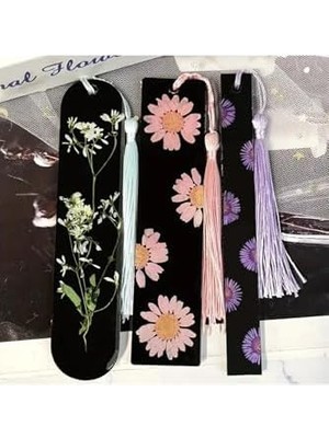 Siliko World Epoksi 5'li Düz Model Çoklu Kitap Ayracı Kalıbı Silikon Kalıp