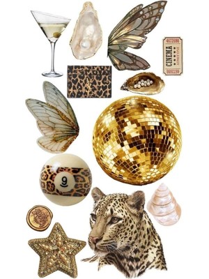 Leopar Temalı Laptop Tablet Telefon Ajanda Bullet Journal -Suya Dayanıklı Etiket