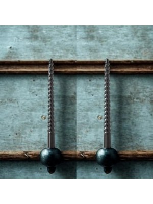 Dekoratif Siyah Spiral Mum 2’li Set – 26 cm Uzunluk, Şık Sofra ve Ev Dekorasyonu, Uzun Ömürlü ve Zarif Tasarım