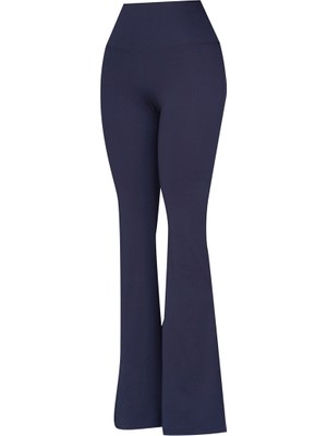 Hummel Sajar Flared Kadın Lacivert Tayt