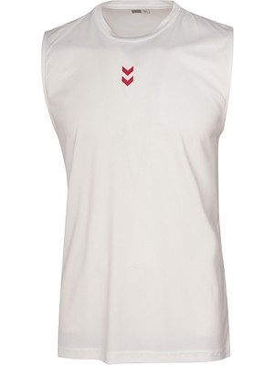 Hummel Somero Erkek Beyaz Yuvarlak Yaka Atlet