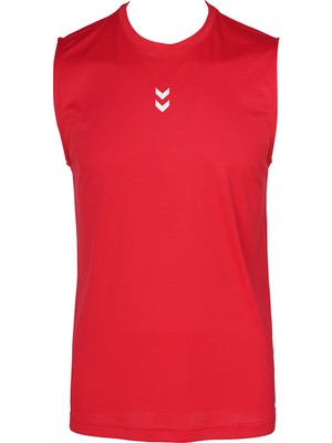 Hummel Somero Erkek Kırmızı Yuvarlak Yaka Atlet