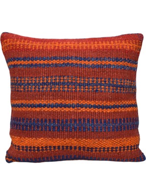 Kilim Antik El Dokuma Dekoratif Kilim Kırlent Yastık Kılıfı 1280 - Yeni - Çok Renkli