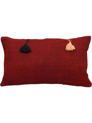 Kilim Antik El Dokuma Dekoratif Lumbar Kilim Kırlent Yastık Kılıfı 1303 - Yeni - Çok Renkli