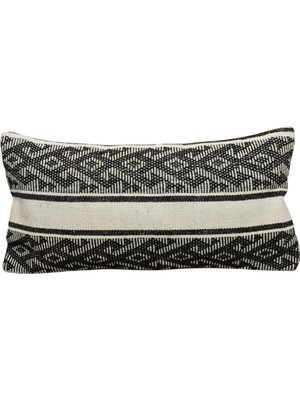Kilim Antik El Dokuma Dekoratif Lumbar Kilim Kırlent Yastık Kılıfı 1334 - Yeni - Çok Renkli