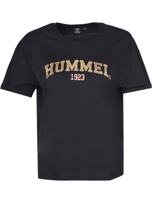 Hummel Sandalo Kadın Lacivert Yuvarlak Yaka Tişört