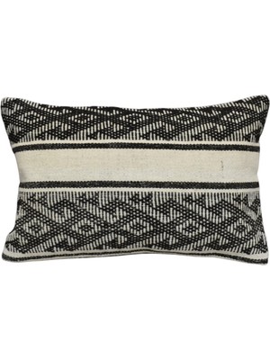 Kilim Antik El Dokuma Dekoratif Lumbar Kilim Kırlent Yastık Kılıfı 1293 - Yeni - Çok Renkli