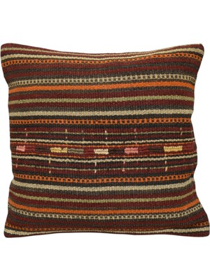 Kilim Antik El Dokuma Dekoratif Kilim Kırlent Yastık Kılıfı 1275 - Yeni - Çok Renkli