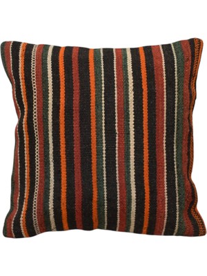 Kilim Antik El Dokuma Dekoratif Kilim Kırlent Yastık Kılıfı 1278 - Yeni - Çok Renkli