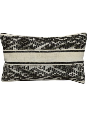 Kilim Antik El Dokuma Dekoratif Lumbar Kilim Kırlent Yastık Kılıfı 1300 - Yeni - Çok Renkli