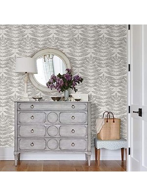 NUS3263 Arazi Soyulabilir ve Yapıştırmalı Duvar Kağıdı, Gri