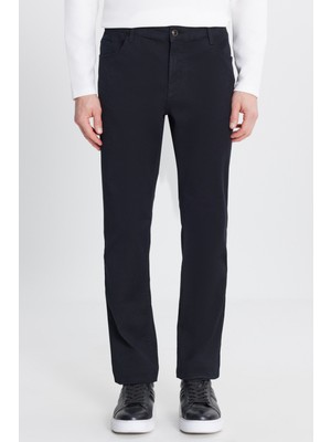 Altınyıldız Classics Pamuklu Slim Fit Dar Kesim Armürlü 5 Cepli Esnek Casual Pantolon