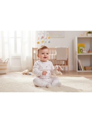 Butik Center Bebek Pijama Takımı | Uzun Kollu Desenli Bebek Alt Üst Takım